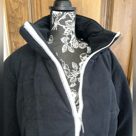 Free People Renegade Fleece Puffer. Black. Size Large. NWT - Picture 9 of 13